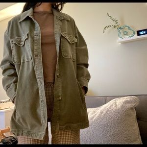 OVERSIZED GREEN AERIE JACKET